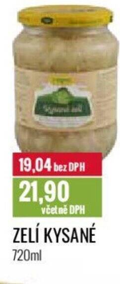 Ratio ZELÍ KYSANÉ 720ml nabídka