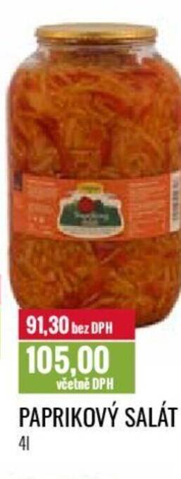Ratio PAPRIKOVÝ SALÁT 720g nabídka