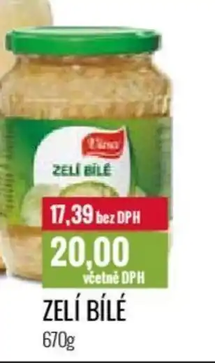 ZELÍ BÍLÉ 670g