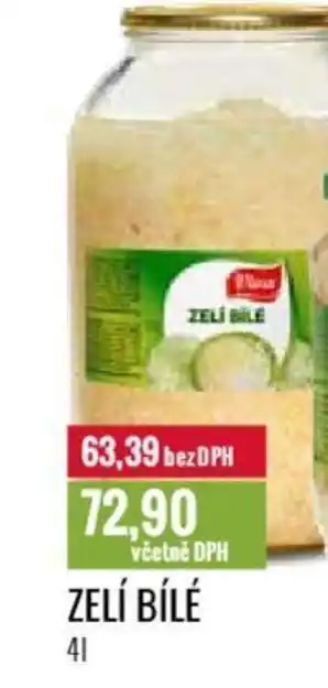 ZELÍ BÍLÉ 4L