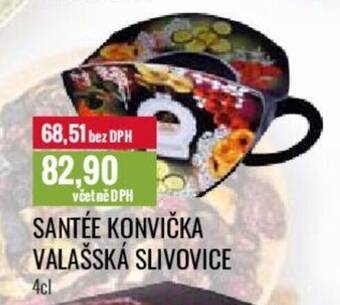 Ratio SANTÉE KONVIČKA VALAŠSKÁ SLIVOVICE nabídka