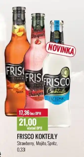 Ratio FRISCO KOKTEJLY nabídka