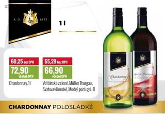 Ratio CHARDONNAY POLOSLADKÉ nabídka