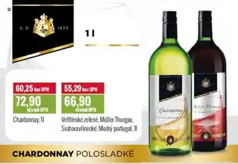 Ratio CHARDONNAY POLOSLADKÉ nabídka