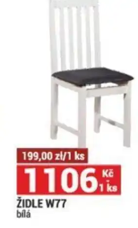 Merkury Market ŽIDLE W77 bílá nabídka