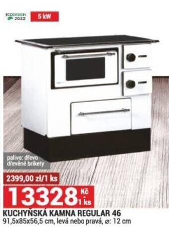 Merkury Market KUCHYŇSKÁ KAMNA REGULAR 46 91,5x85x56,5 cm, levá nebo pravá, ø: 12 cm nabídka
