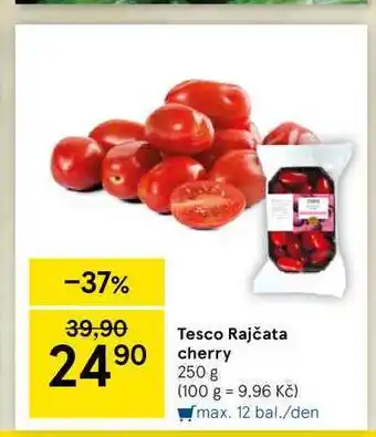 Tesco Tesco rajčata cherry 250 g nabídka
