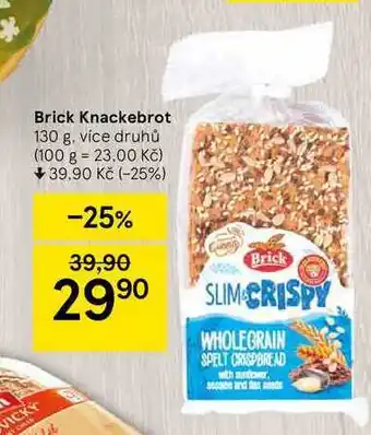 Tesco Brick knackebrot 130 g nabídka