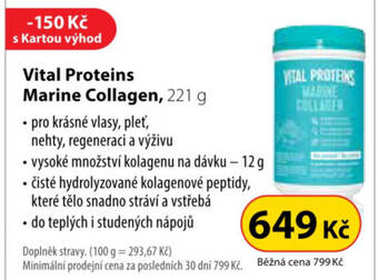 Dr. Max Vital Proteins Marine Collagen, 221 g nabídka