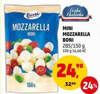 Penny Market Mini mozzarella boni, 285/150 g nabídka