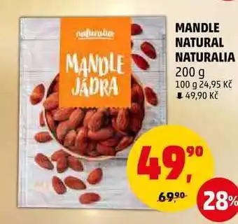 Penny Market Mandle natural naturalia, 200 g nabídka