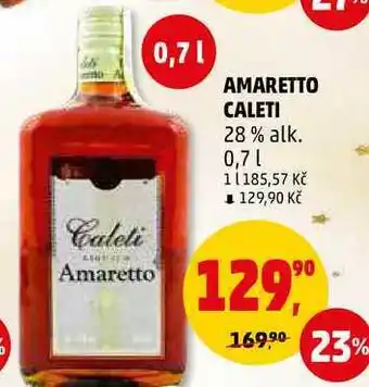 Penny Market Amaretto caleti 28 % alk., 0,7 l nabídka