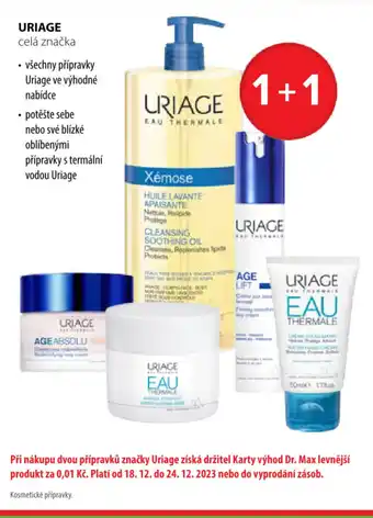 Dr. Max URIAGE celá značka nabídka