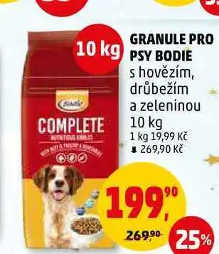 Penny Market Granule pro psy bodie s hovězím, 10 kg nabídka