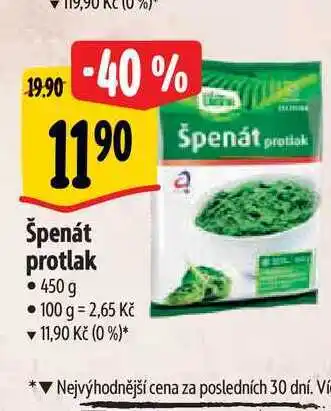 Albert Špenát protlak 450 g nabídka
