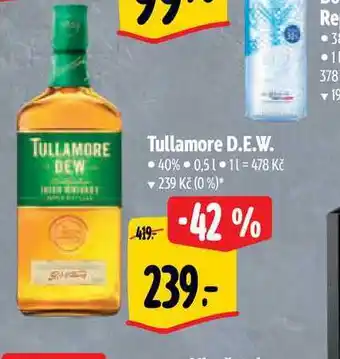 Albert Tullamore d.e.w. 40% 0,5 l nabídka