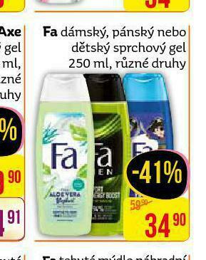 Teta Fa sprchový gel nabídka