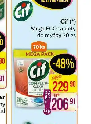 Teta Cif mega eco tablety do myčky nabídka