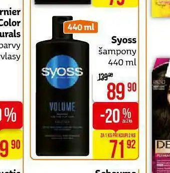 Teta Syoss šampony nabídka