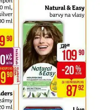 Teta Natural &amp; easy barvy na vlasy nabídka