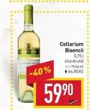 Billa Cellarium bisencii 0,75l nabídka