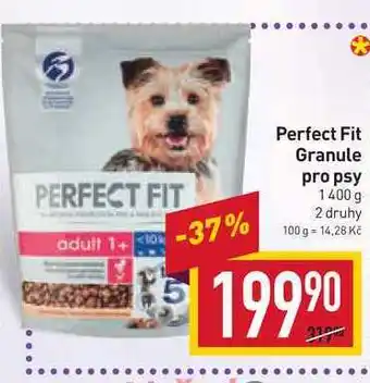 Billa Perfect fit granule pro psy 1400 g nabídka