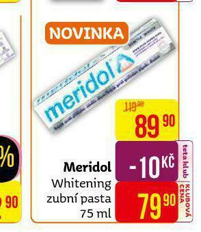 Meridol whitening zubní pasta