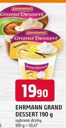 Trefa Grand dessert 190g nabídka