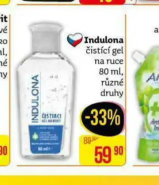 Teta Indulona čistící gel nabídka