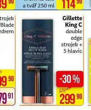 Teta Gillette king c holicí strojek nabídka