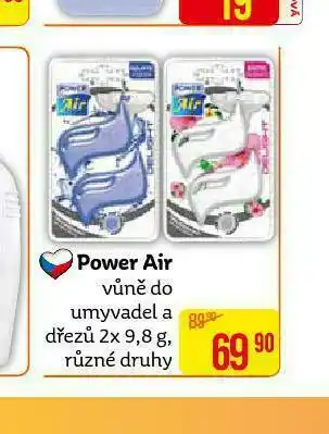 Teta Power air vůně do umyvadel a dřezů nabídka