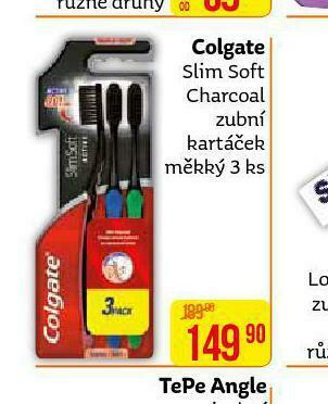 Teta Colgate slim soft zubní kartáček nabídka