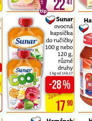 Teta Sunar ovocná kapsička nabídka