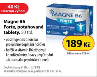 Magne B6 Forte, potahované tablety, 50 tbl.