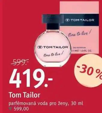 Rossmann Tom tailor parfémovaná voda pro ženy, 30 ml nabídka