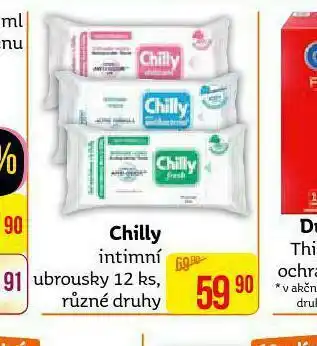 Teta Chilly intimní ubrousky nabídka