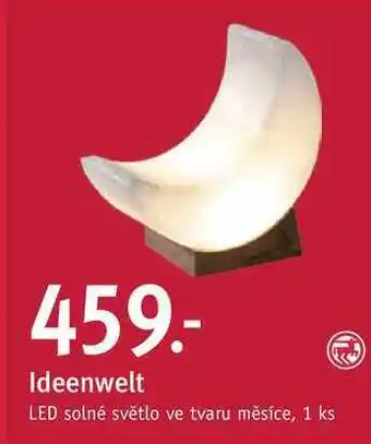 Rossmann Ideenwelt led solné světlo ve tvaru měsíce nabídka