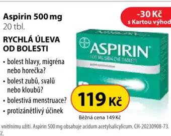Dr. Max Aspirin 500 mg 20 tbl. nabídka