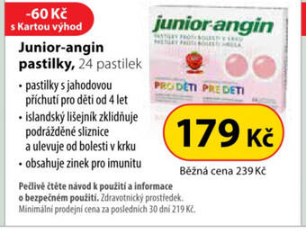 Dr. Max Junior-angin pastilky, 24 pastilek nabídka
