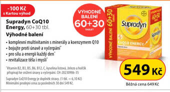 Dr. Max Supradyn CoQ10 Energy, 60+30 tbl. nabídka