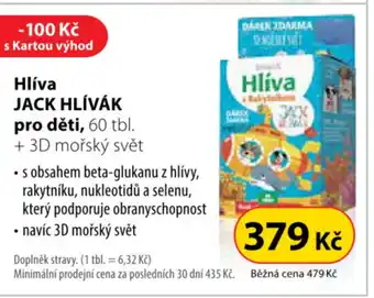 Dr. Max Hlíva JACK HLÍVÁK pro děti, 60 tbl. + 3D mořský svět nabídka