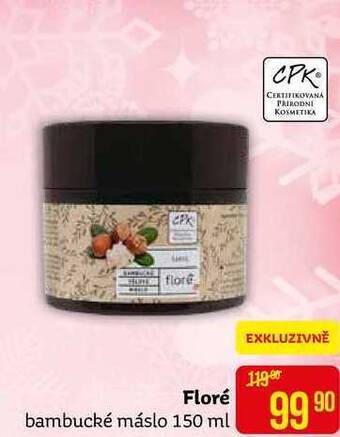 Teta Floré bambucké máslo 150 ml nabídka