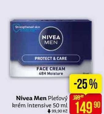 Teta Nivea men pleťový krém intensive 50 ml nabídka