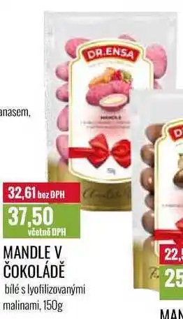 Ratio Mandle v čokoládě 150g nabídka