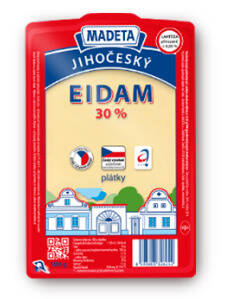 Ratio Madeta jihočeský eidam 30% plátky 100g, vybrané druhy nabídka