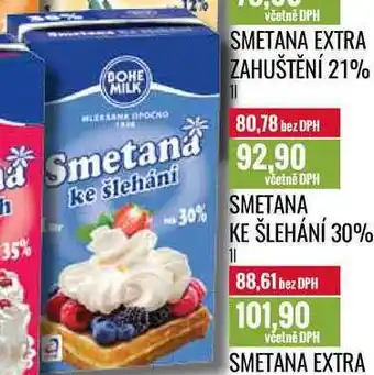 Ratio Smetana ke šlehání 30% 1l nabídka