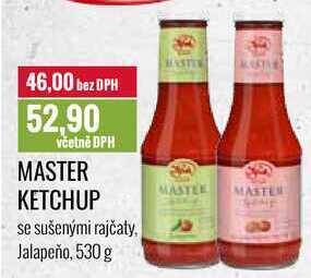 Ratio Master ketchup 530g nabídka