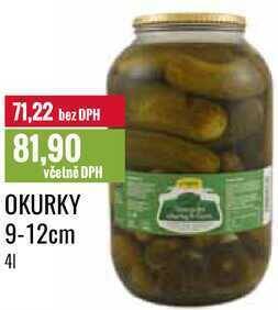 Ratio Okurky 9-12cm 4l nabídka
