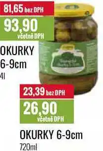 Ratio Okurky 6-9cm 720ml nabídka