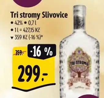 Albert Tri stromy Slivovice nabídka
